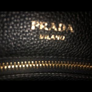 Prada. All leather satchel